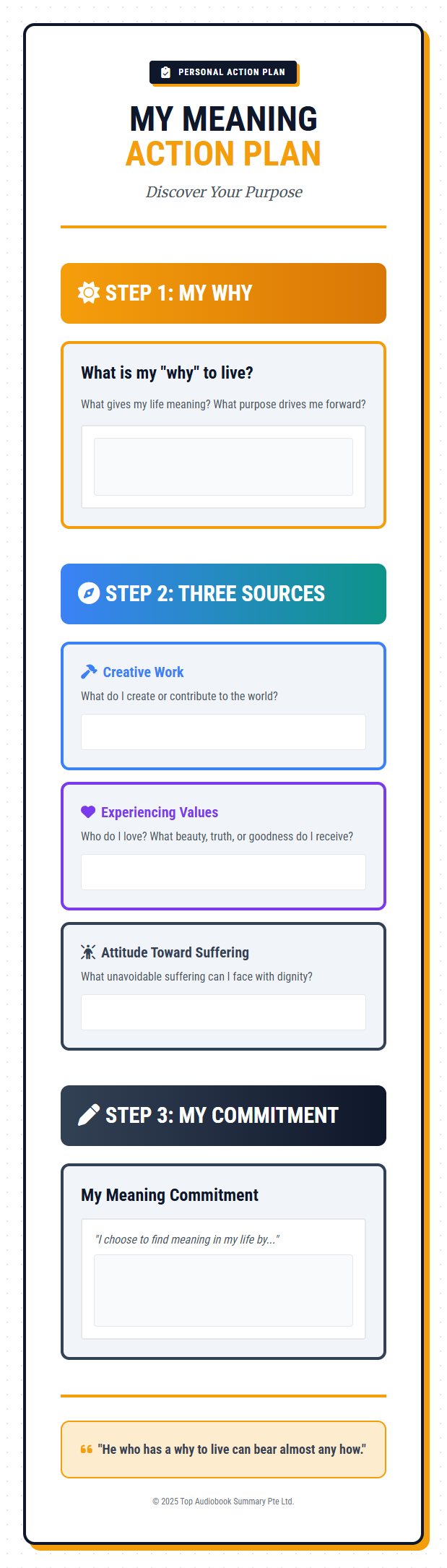 Personal Action Plan Preview